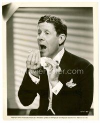 3k591 RUDY VALLEE 8x10 still '42 c/u in tux cleaning his glasses from The Palm Beach Story!