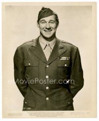 3k611 SONNY TUFTS 8x10 still '44 waist-high smiling portrait in uniform from I Love a Soldier!