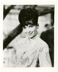 3k626 SUZANNE PLESHETTE 8x10 still '66 waist-high wearing Asian garb from The Ugly Dachshund!