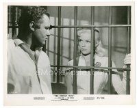 3k646 UNHOLY WIFE 8x10 still '57 Rod Steiger visits bad girl Diana Dors in jail cell!