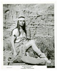 3k663 WENDE WAGNER 8x10 still '64 full-length as a sexy Native American Indian from Rio Conchos!