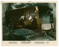 3k556 PHANTOM OF THE OPERA color 8x10 still '62 great image of Herbert Lom in mask at pipe organ!