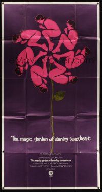 3m021 MAGIC GARDEN OF STANLEY SWEETHEART revised 3sh '70 nude Don Johnsons are petals of a flower!