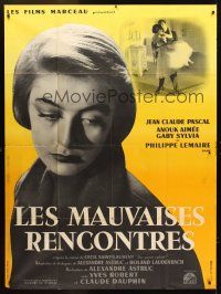 3m300 BAD LIAISONS French 1p '55 sad Anouk Aimee has several affairs with different men!