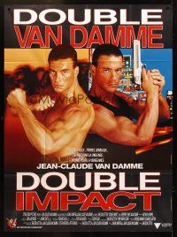 3m359 DOUBLE IMPACT French 1p '91 Jean-Claude Van Damme in a dual role as twins!