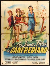 3m397 GIRLS OF SAN FREDIANO French 1p '55 directed by Valerio Zurlini, art of sexy ladies by Mascii