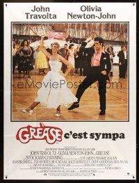 3m402 GREASE French 1p '78 John Travolta & Olivia Newton-John in most classic musical, different!