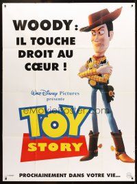 3m616 TOY STORY French 1p '95 Disney & Pixar cartoon, great different full-length image Woody!