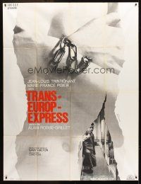 3m617 TRANS-EUROP-EXPRESS French 1p '68 Jean-Louis Trintignant, Marie-France Pisier, Ferracci art!