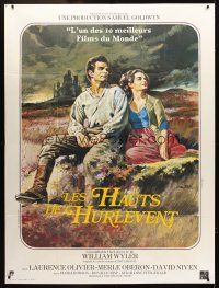 3m640 WUTHERING HEIGHTS French 1p R70s art of Olivier & Oberon in the heather by Tealdi & Ferracci!
