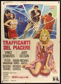 3m124 HAMMERHEAD Italian 1p '68 art of detective Vince Edwards & sexy Judy Geeson!