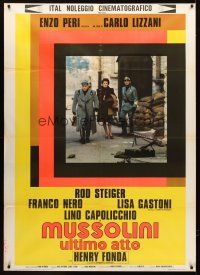 3m150 LAST 4 DAYS Italian 1p '74 Rod Steiger as Benito Mussolini, Franco Nero