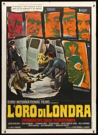 3m148 L'ORO DI LONDRA Italian 1p '68 art of crooks stealing The Gold of London by Tino Avelli!