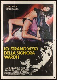 3m030 BLADE OF THE RIPPER Italian 2p '71 full-length art of sexiest Edwige Fenech!