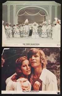 3p951 THREE MUSKETEERS 2 color 11x14 stills '74 cool image of Michael York & Faye Dunaway!