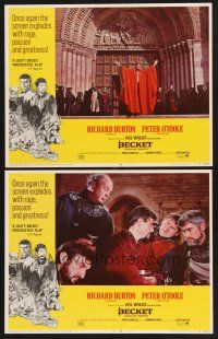 3p607 BECKET 2 LCs R67 great images of Peter O'Toole as His King!