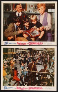 3p608 BEDKNOBS & BROOMSTICKS 2 LCs '71 Walt Disney, Angela Lansbury, David Tomlinson & children!