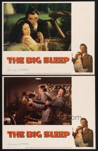 3p616 BIG SLEEP 2 LCs '78 Sarah Miles in convertible, Robert Mitchum fights thugs!