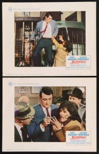 3p623 BLINDFOLD 2 LCs '66 Rock Hudson & Claudia Cardinale in action!