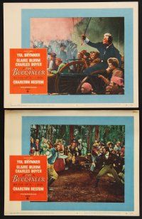 3p632 BUCCANEER 2 LCs '58 Yul Brynner, Charlton Heston, directed by Anthony Quinn!