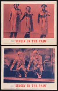 3p896 SINGIN' IN THE RAIN 2 LCs R62 Gene Kelly, Donald O'Connor, Debbie Reynolds, classic musical!