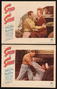 3p916 SPEED TO SPARE 2 LCs '48 Richard Arlen, Jean Rogers, cargo marked dangerous!