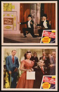 3p950 THREE LITTLE WORDS 2 LCs '50 Fred Astaire, Red Skelton & super sexy dancer Vera-Ellen!