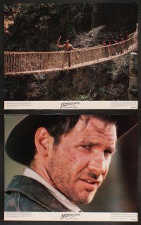 3p024 INDIANA JONES & THE TEMPLE OF DOOM 8 11x14 stills '84 Harrison Ford, Kate Capshaw & Ke Quan!