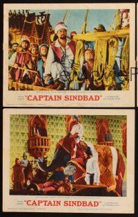 3p337 CAPTAIN SINDBAD 3 LCs '63 1001 deathless thrills, Guy Williams, sexy Heidi Bruhl!