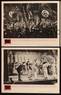 3p339 CARDINAL 3 LCs '64 Otto Preminger directed, Saul Bass title art, Nazi flags & dancing!