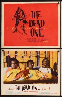 3p017 DEAD ONE 8 LCs '60 directed by Barry Mahon, exotic voodoo zombie rituals, wild images!