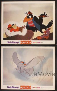 3p129 DUMBO 4 LCs R72 Disney classic, the circus elephant learning how to fly for the first time!
