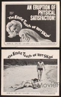 3p131 EROTIC TOUCH OF HOT SKIN 4 LCs '63 Radley Metzger, Fabienne Dali, Sophie Hardy, sexy images!