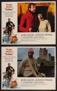 3p134 FFOLKES 4 LCs '80 cool images of James Mason, Roger Moore, Anthony Perkins!