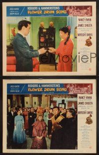 3p369 FLOWER DRUM SONG 3 LCs R65 sexy Nancy Kwan, Rodgers & Hammerstein musical!