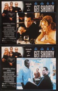 3p020 GET SHORTY 8 LCs '95 John Travolta, Danny DeVito, Gene Hackman, sexy Rene Russo!