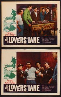 3p376 GIRL IN LOVERS' LANE 3 LCs '60 Brett Halsey, Lowell Brown, Joyce Meadows!