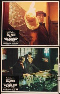 3p061 GODFATHER PART II 5 LCs '74 Al Pacino in Francis Ford Coppola classic crime sequel!