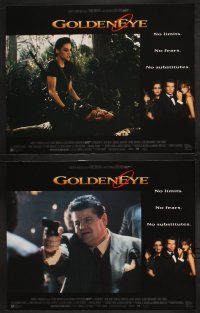 3p145 GOLDENEYE 4 LCs '95 Pierce Brosnan as Bond, Isabella Scorupco, sexy Famke Janssen!