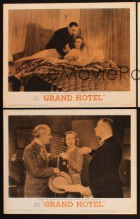 3p380 GRAND HOTEL 3 LCs R62 Greta Garbo, John Barrymore, Joan Crawford, Wallace Beery!