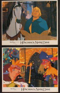 3p164 HUNCHBACK OF NOTRE DAME 4 LCs '96 Walt Disney cartoon from Victor Hugo's novel!