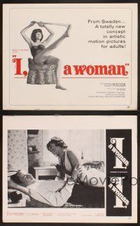 3p167 I A WOMAN 4 LCs '66 Mac Ahlberg's Jag - en kvinna, Radley Metzger, Essy Persson sex classic!
