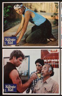 3p027 KARATE KID 8 LCs '84 Pat Morita, Ralph Macchio, teen martial arts classic!