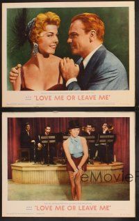 3p192 LOVE ME OR LEAVE ME 4 LCs R62 sexy Doris Day as Ruth Etting, James Cagney, Cameron Mitchell!