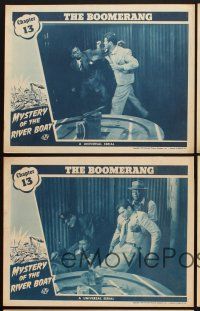 3p066 MYSTERY OF THE RIVER BOAT 5 chapter 13 LCs '44 Robert Lowery, Lyle Talbot, The Boomerang!