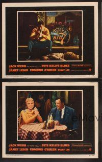 3p231 PETE KELLY'S BLUES 4 LCs '55 Jack Webb playing trumpet, Edmond O'Brien, sexy Janet Leigh!
