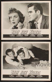 3p235 PRIVATE HELL 36 4 LCs R58 sexy Ida Lupino, Baby Face Killers, directed by Don Siegel!