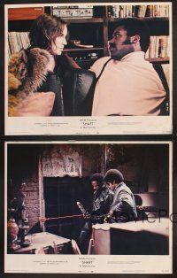 3p254 SHAFT 4 LCs '71 great images of tough detective Richard Roundtree!
