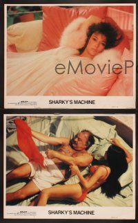 3p492 SHARKY'S MACHINE 3 int'l LCs '81 Burt Reynolds, Vittorio Gassman, sexy Rachel Ward!