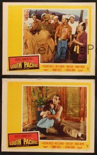 3p502 SOUTH PACIFIC 3 LCs '59 Ray Walston, France Nuyen, Rodgers & Hammerstein musical!
